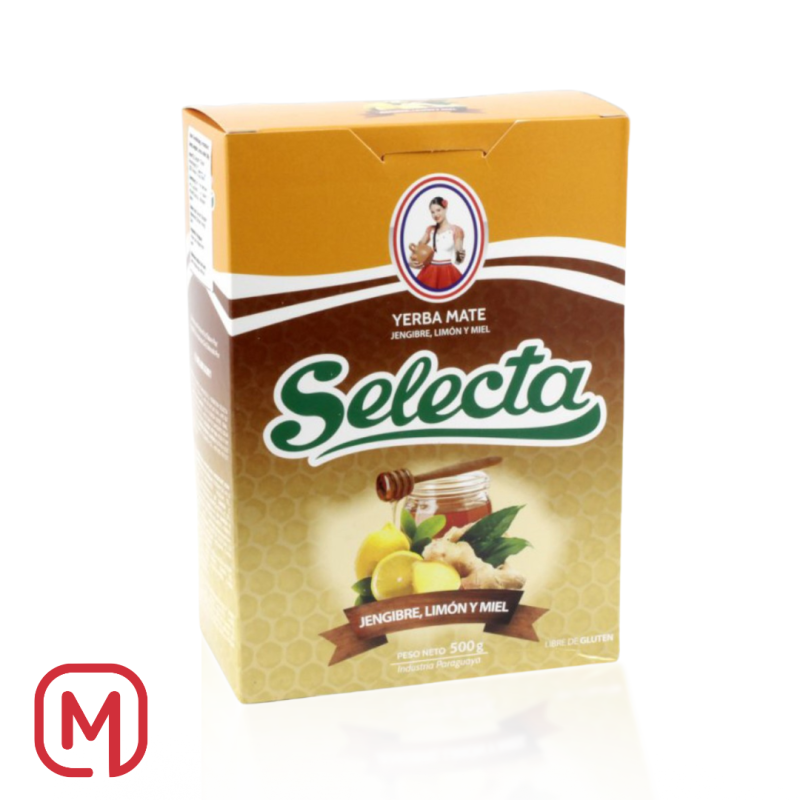 Yerba Mate Jengibre Limon y Miel Selecta 500g