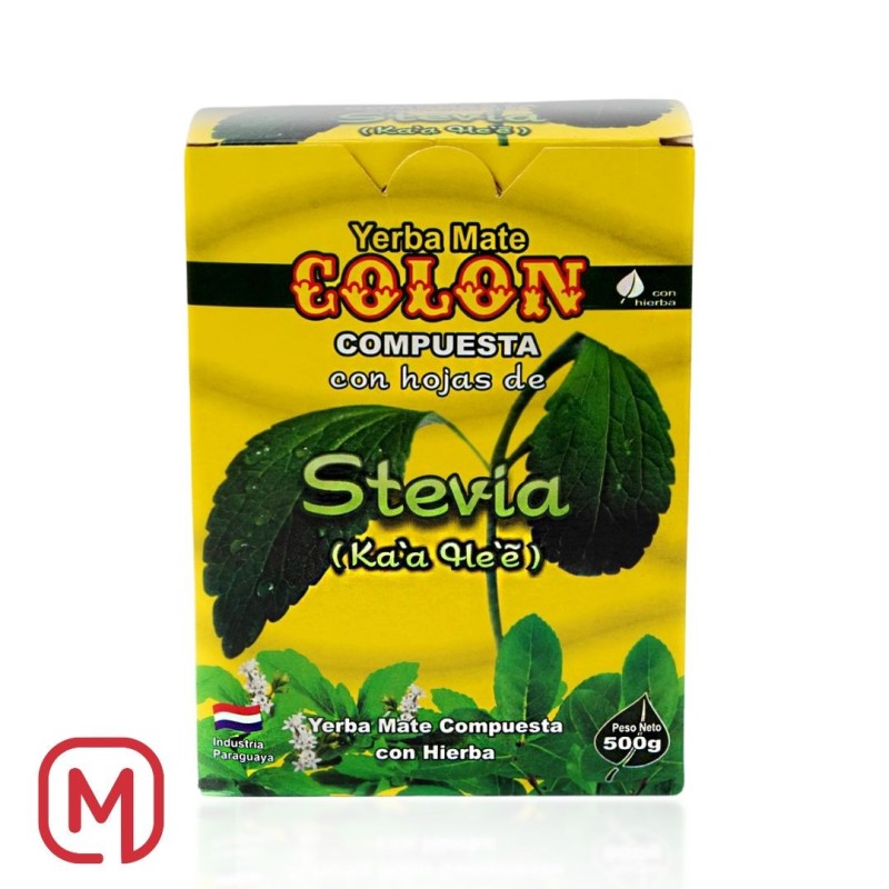 Yerba Mate con Hojas de Stevia 500gr Colon