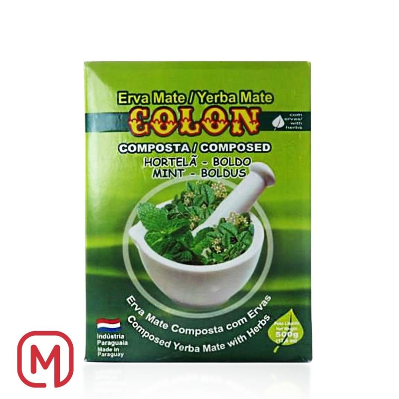 Yerba Mate Compuesta Menta - Boldo 500gr Colon