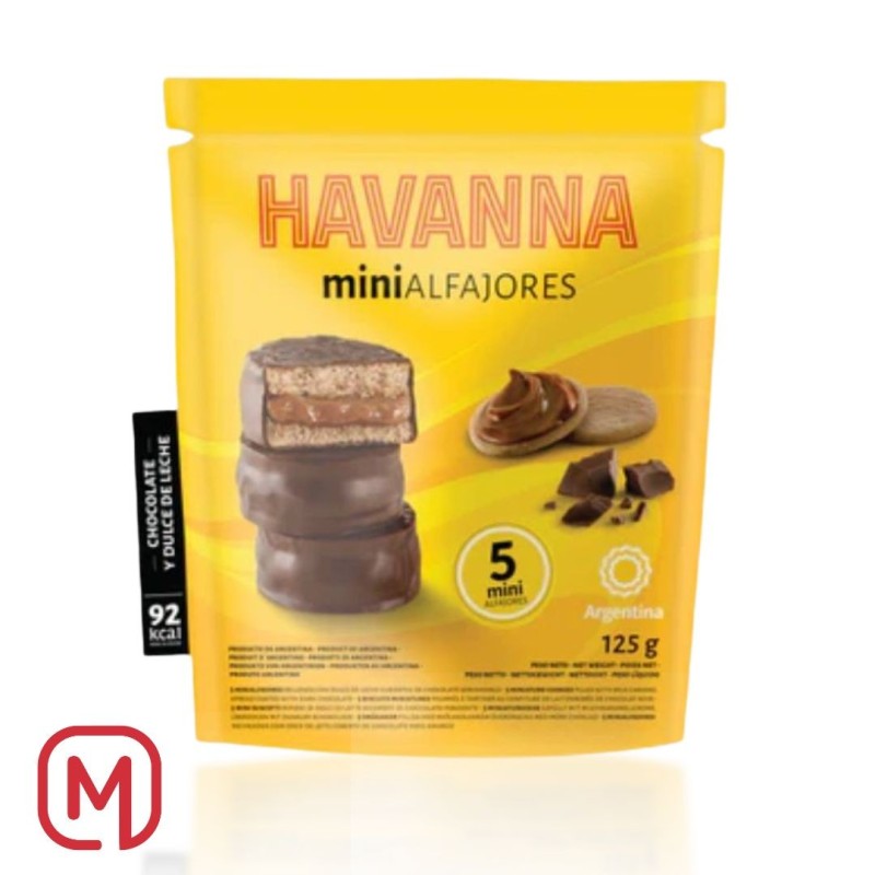 Minialfajores, Havanna 125gr