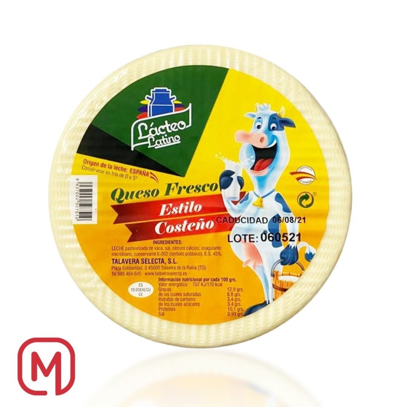 Formaggio Salato, Queso Fresco Costeño 1k