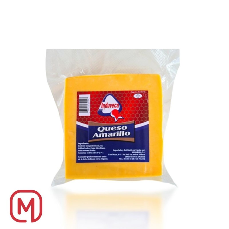 Queso Amarillo, Induveca  250gr