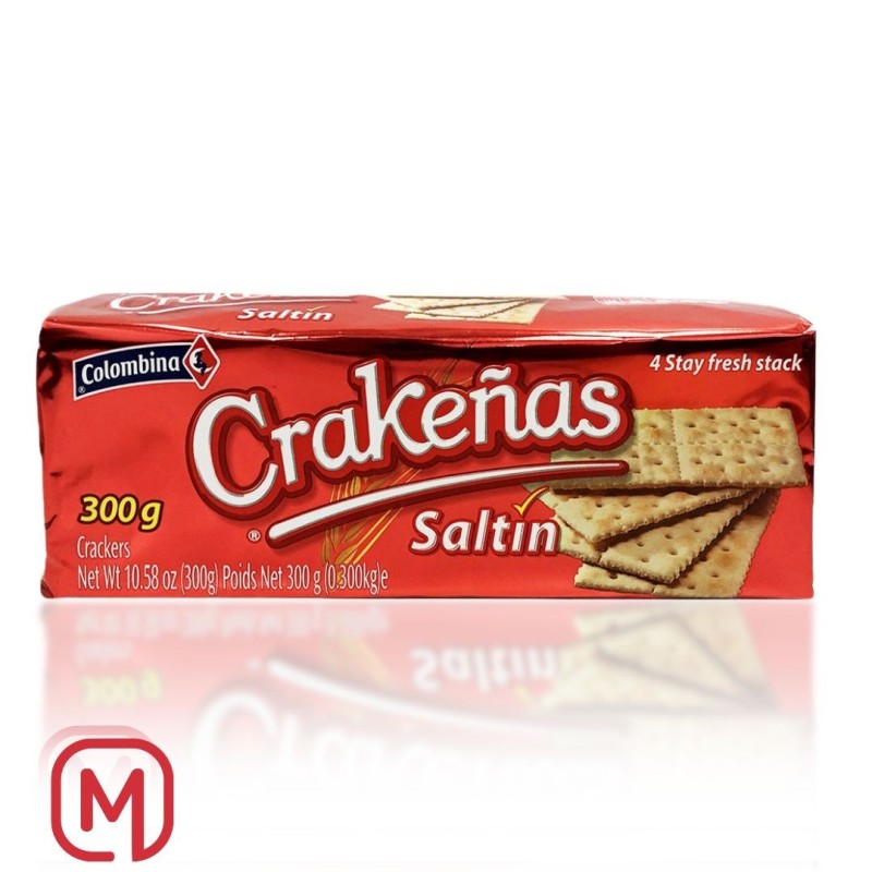 Crakeñas Saltìn, Colombina 4 Tacos  300G.