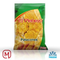 Patacones congelado, Plebeyo 500gr