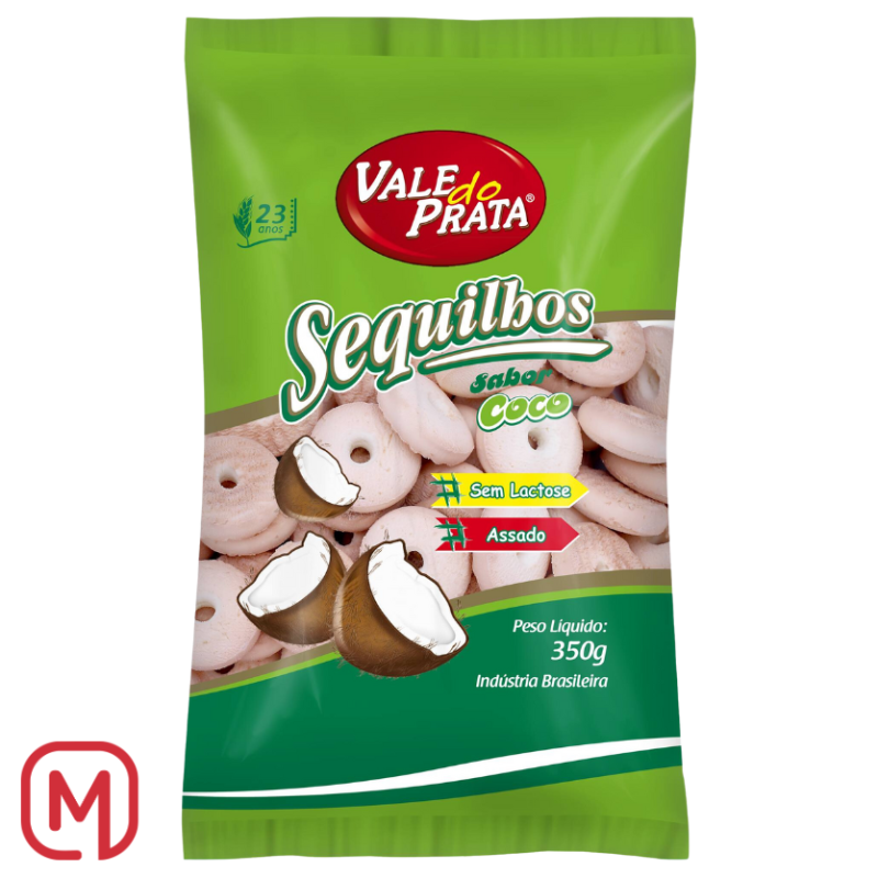 Biscotti Sequilhos al Cocco Vale do Prata 350g.