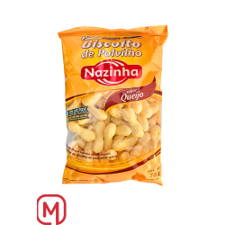 Biscoito de Polvilho Nazinha al Formaggio 70g | Snack Croccante Senza