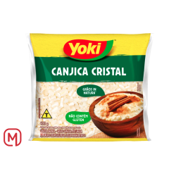 Canjica Cristal Yoki 400g | Mais Bianco per Dolci | Prodotto Brasilian