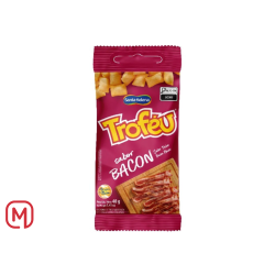 Troféu Sabor Bacon 40g | Snack Crujiente Brasileño