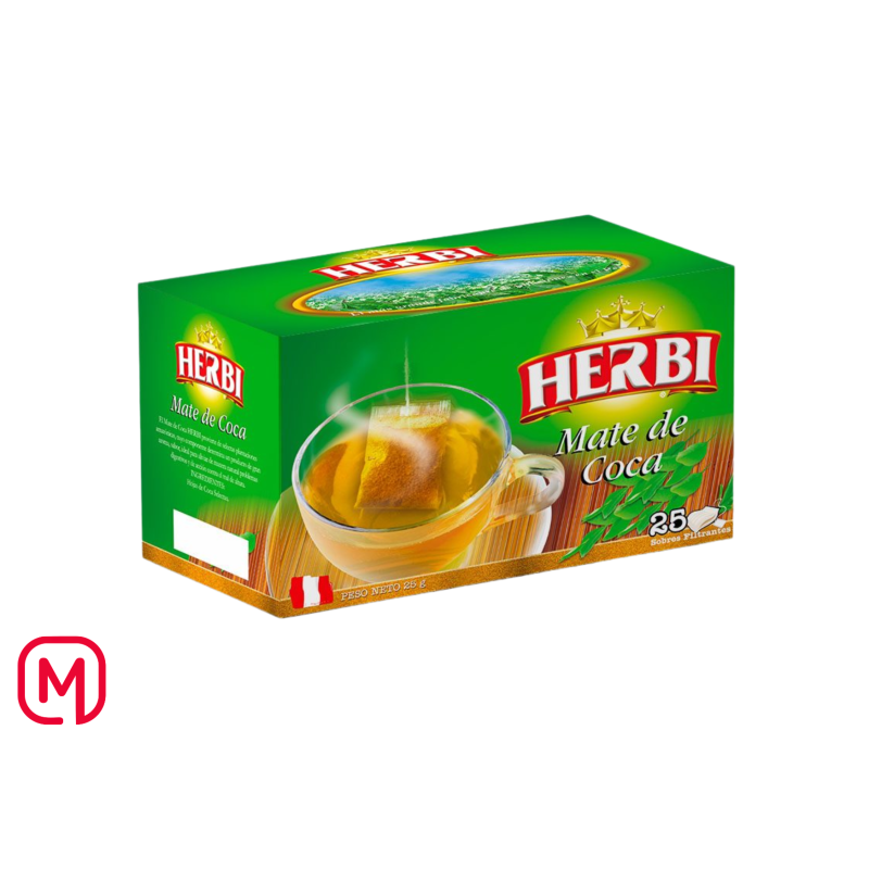 Herbi, Mate de Co  ca x 25 pz