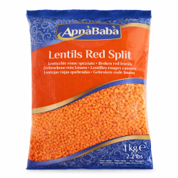 Lentejas Rojas Partidas 1kg - Red Split Lentils | Mercato Latino