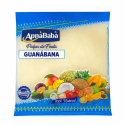 Pulpa de guanábana congelada ApnaBaba | Fruta tropical 100% natural