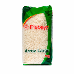 Plebeyo Arroz Largo  1KG