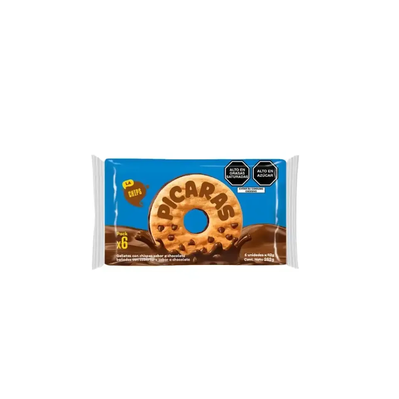 PICARAS CHOCOCHIPS 38G * 6PZ