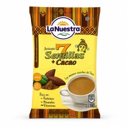 7 Semillas+Cacao La Nuestra 180g – Bevanda Andina Nutriente e Naturale