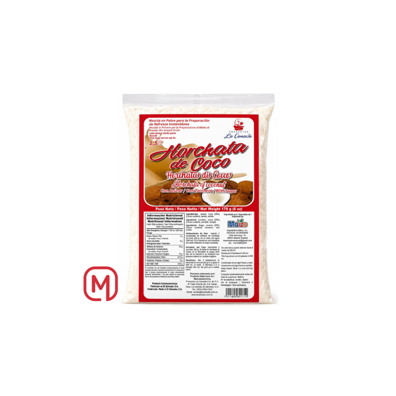 Horchata de coco, la canasta 170g