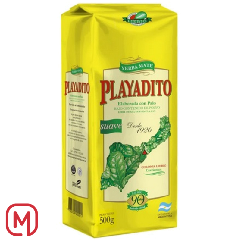 Yerba Mate Playadito Tradicional 500Gr. (Erba mate Tradizionale)