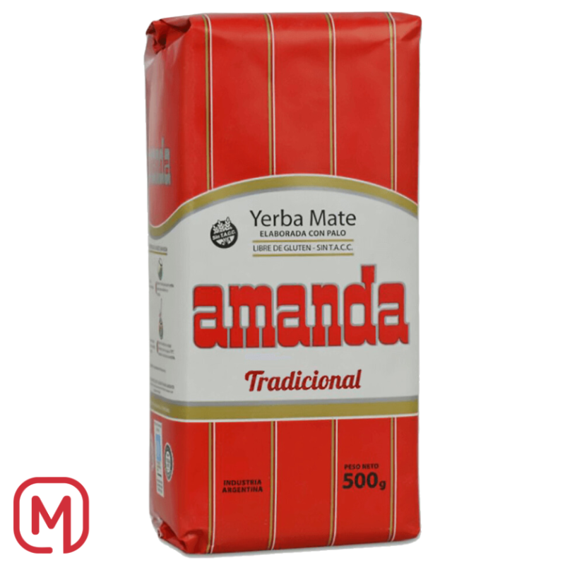 Yerba Mate Amanda Tradicional 500Gr. (Erba mate Tradizionale)