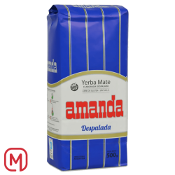 Yerba Mate Amanda Despalada 500Gr. (Erba mate senza bastone)