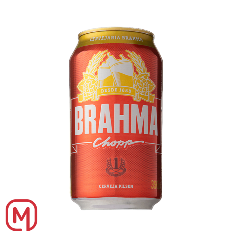 Birra Brahma (Cerveja pilsen) 350Ml.