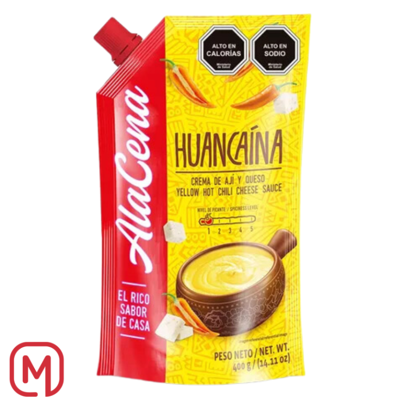 Huancaina (salsa con base di peperoncino giallo e formaggio) 400Gr.