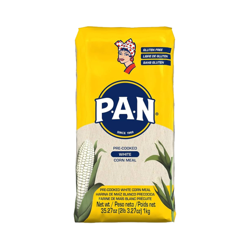 Harina Pan de maiz blanco precocida 1k