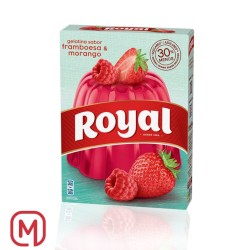 Gelatina gusto Lampone e Fragola, Framboesa Morango, Royal 31G.