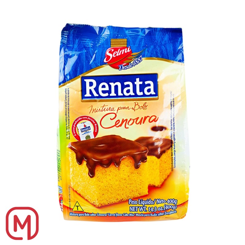 Preparato per torta alla  Carota (Mistura para bolo de Cenoura) Renata