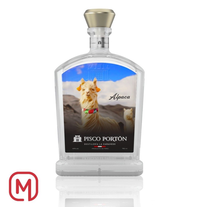 Pisco Porton, Mosto verde  Alpaca 700ml