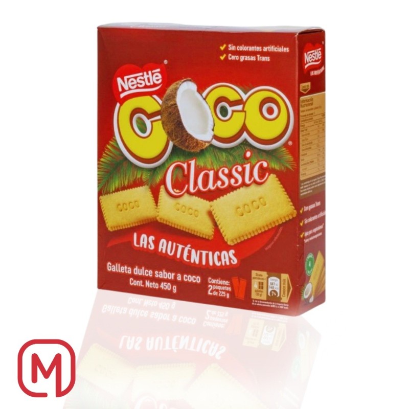 Galletas Coco Classic 450gr Nestle