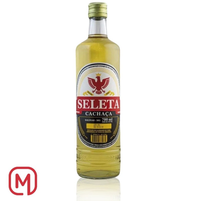 Cachaça Ouro Seleta (Cachaza Bianca) 700ml