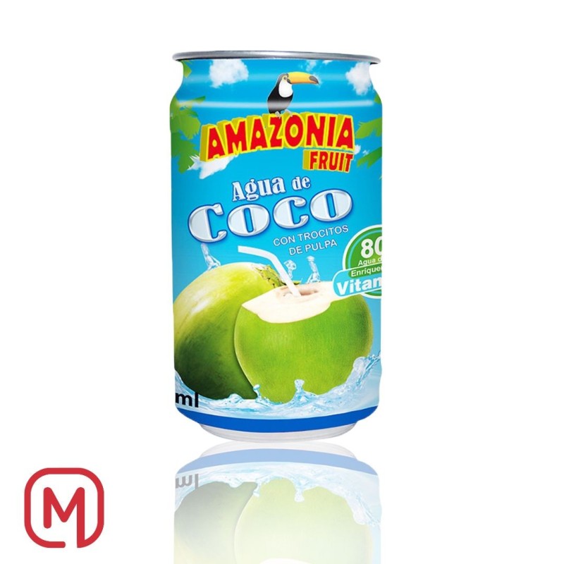 Acqua di Cocco Amazonia Fruit con pezzi di frutta Coco
