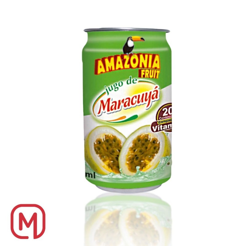 Succo di Maracuya, Amazonia Fruit Maracujà Lattina 330ml