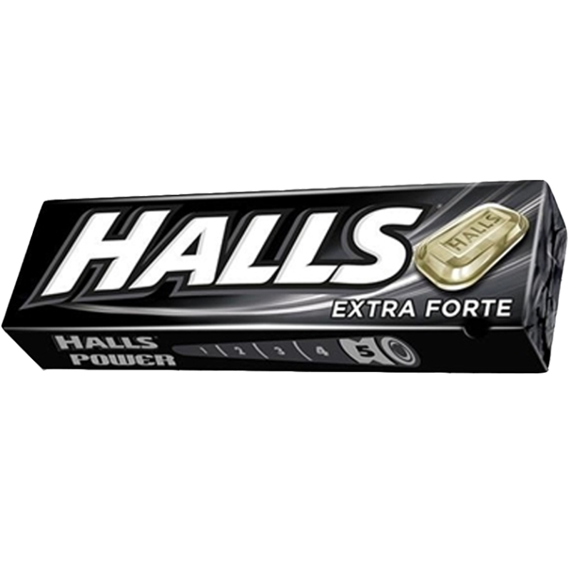 Halls Sabor fuerte negras 28 Gr.