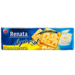 Biscoito Agua e Sal Renata 200 Gr.