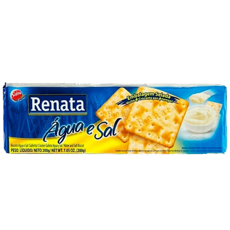 Biscoito Agua e Sal Renata 200 Gr.