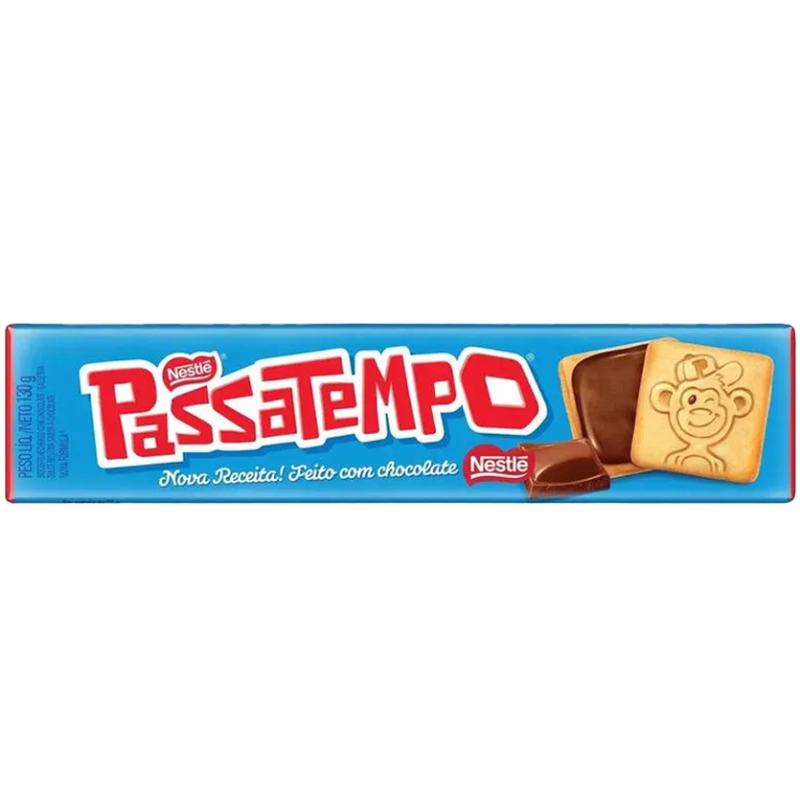 Biscoito Recheado de Chocolate Passatempo Nestlé 130 Gr.