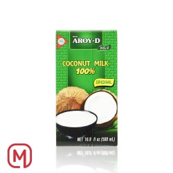 Latte di Cocco Leche de Coco Coconut Milk Aroy D 500ML.
