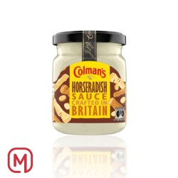Horseradish Sauce Crafted in Britain (Salsa de rábano picante) Colman'