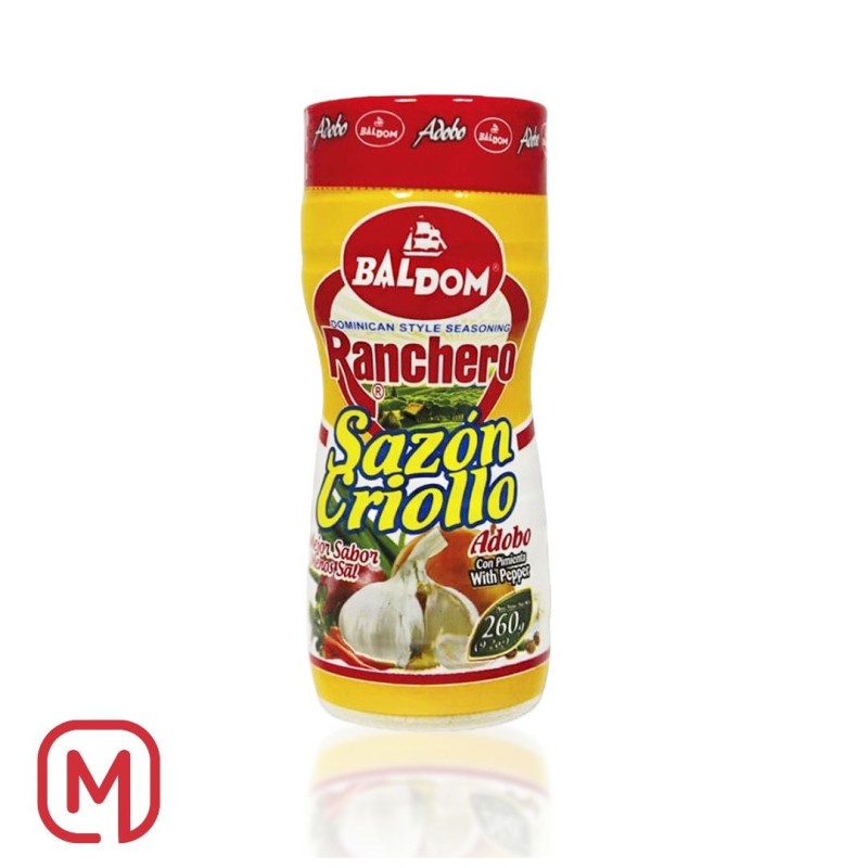 Spezie per Cucinare con Pepe Ranchero Sazòn Criollo Baldom 260G.