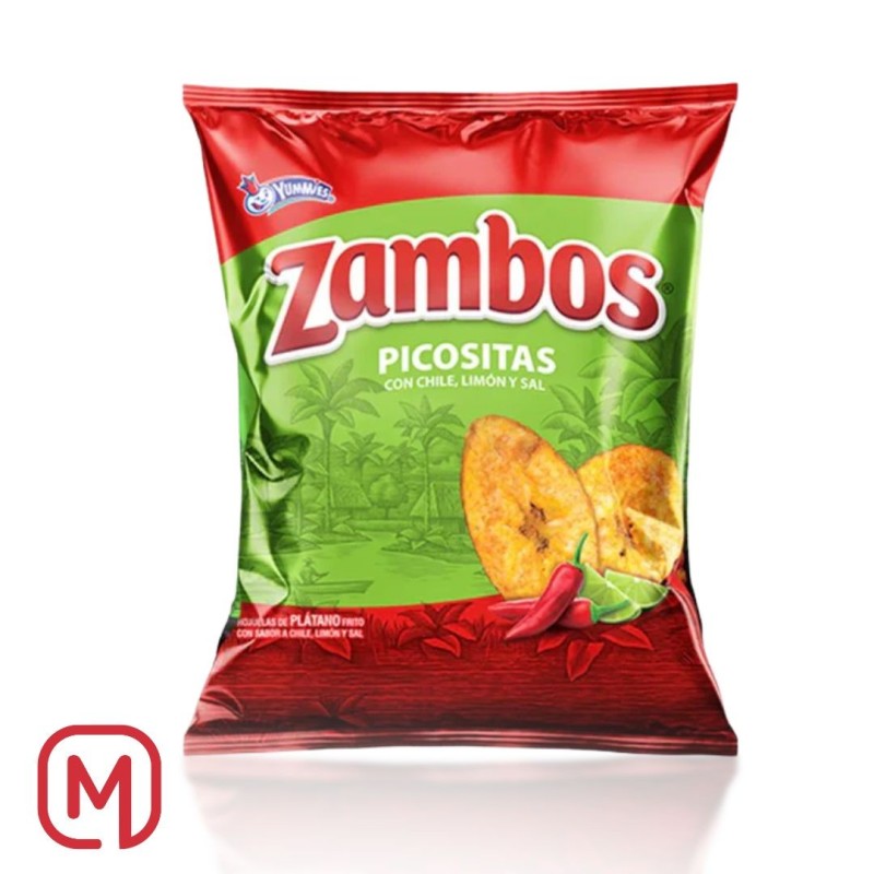 Snacks Zambos Picositas,  Limone e Sale 140G.
