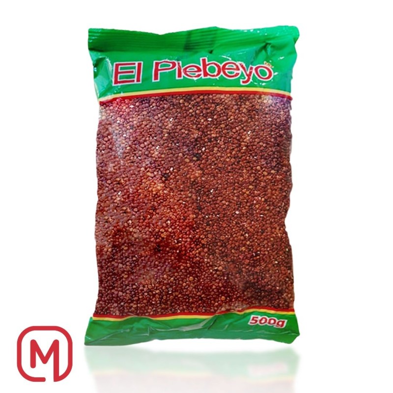 Quinoa Rossa (Quinua Roja) El Plebeyo,  Olla de Barro 500 GR.